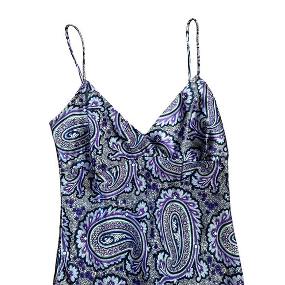 Mirrors Y2K Fitted Mosaic Print Midi Dress M - Picture 13 of 16